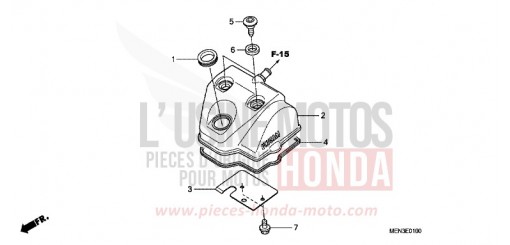 CYLINDER HEAD COVER CRF450RA de 2010